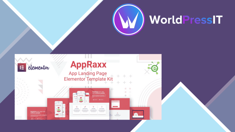 AppRaxx App Landing Page Elementor Template Kit431556.png