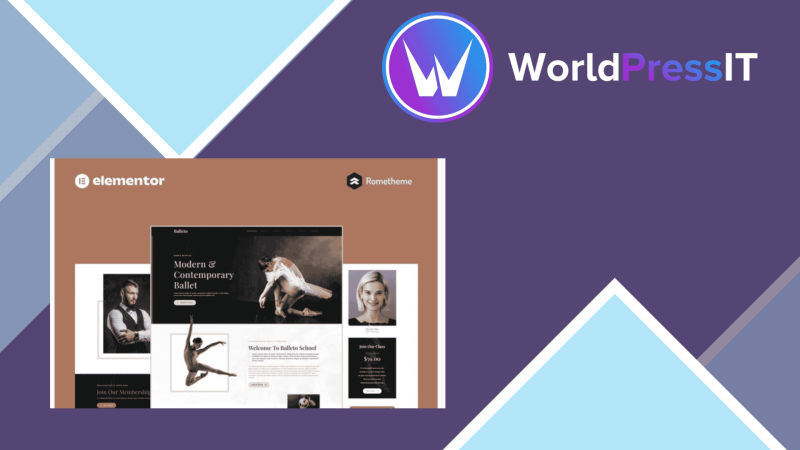 Balleto Ballet School Elementor Pro Full Site Template Kit423264.png