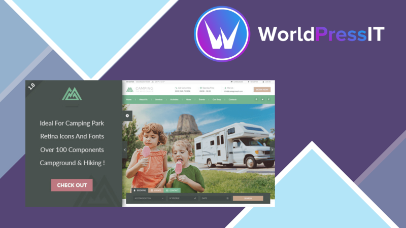 Camping Village WordPress Theme125693.png