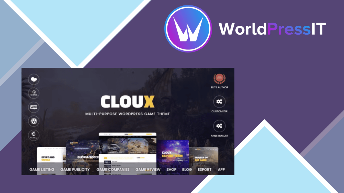 Cloux Game and Gaming WordPress Theme433615.png