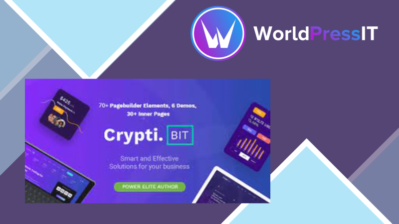 CryptiBIT Technology Cryptocurrency ICOIEO Landing Page WordPress Theme277876.png