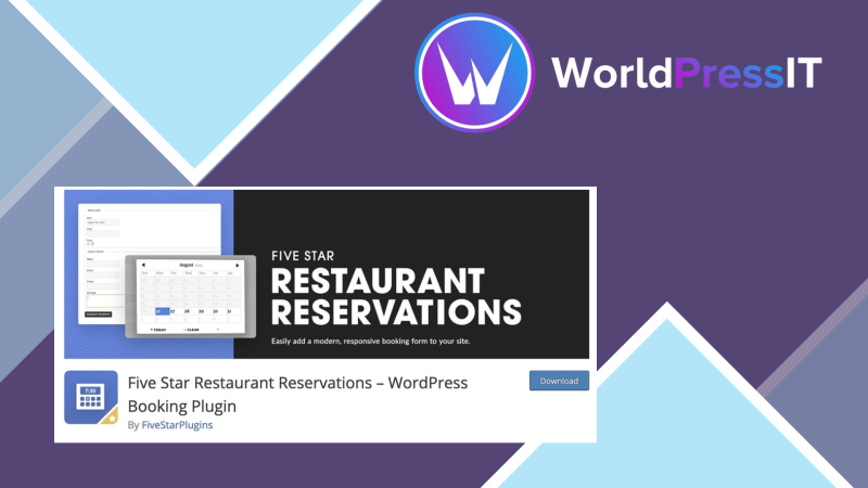 Five Star Restaurant Reservations Premium – WordPress Booking Plugin439403.png