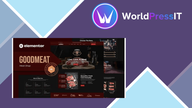 Goodmeat Meat Shop and Butcher Elementor Template Kit438479.png