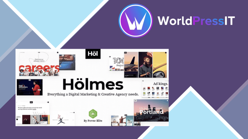 Holmes Digital Agency WordPress Theme430240.png