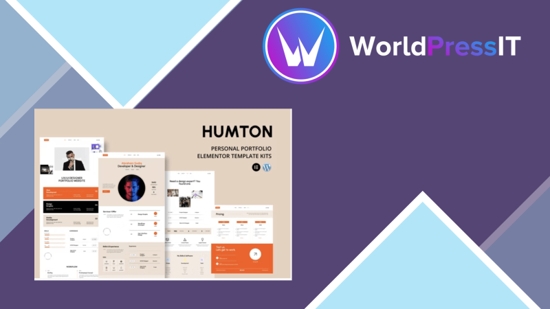 Humton – Personal Portfolio Elementor Template Kits327875.png