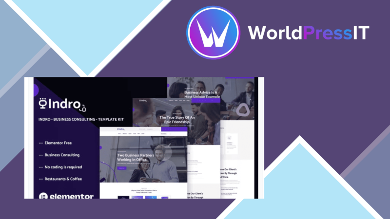 Indro Business Consulting Elementor Template Kit434607.png