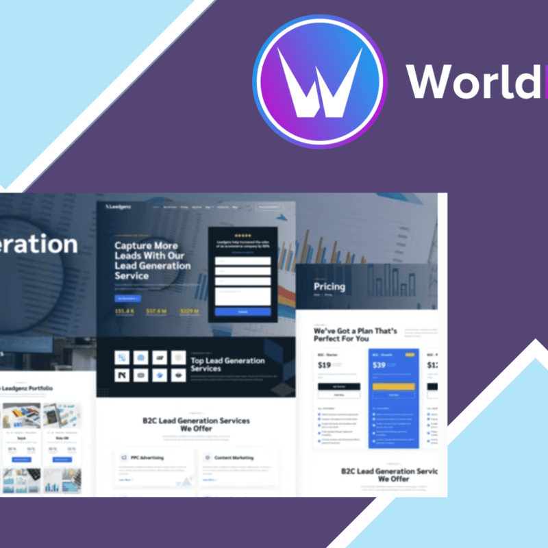 Leadgenz Lead Generation and Sales Agency WordPress Elementor Template Kit437737.png