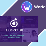 Music Club Studio Label Band DJ or Singer WordPress Theme429728.png