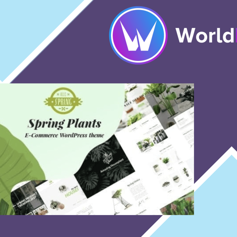 Spring Plants Gardening and Houseplants WordPress Theme440823.png