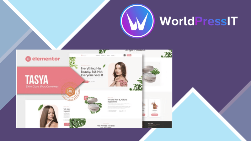 Tasya Skin Care WooCommerce Elementor Template Kit432676.png