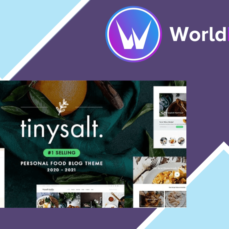 TinySalt Personal Food Blog WordPress Theme411402.png