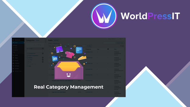 WordPress Real Category Management Custom category term order Tree view341503.png