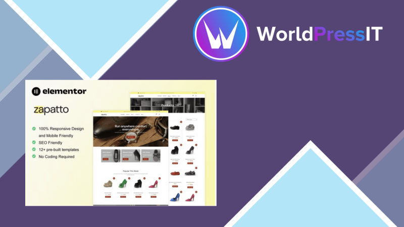 Zapatto Shoes Store WooCommerce Elementor Template Kit311517.png