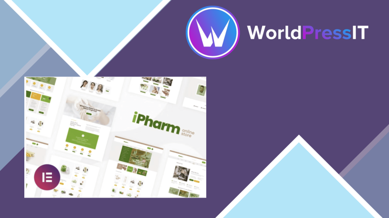 iPharm Online Pharmacy Woocommerce Elementor Template Kit380377.png